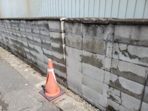 ブロック塀の解体・撤去