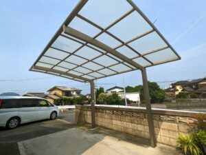 カーポートの撤去処分